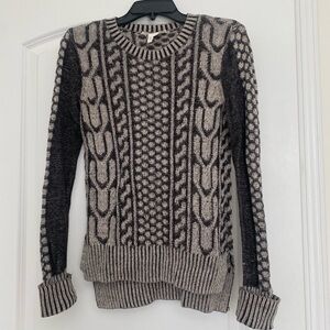 BCBGeneration Black and White Knit Sweater